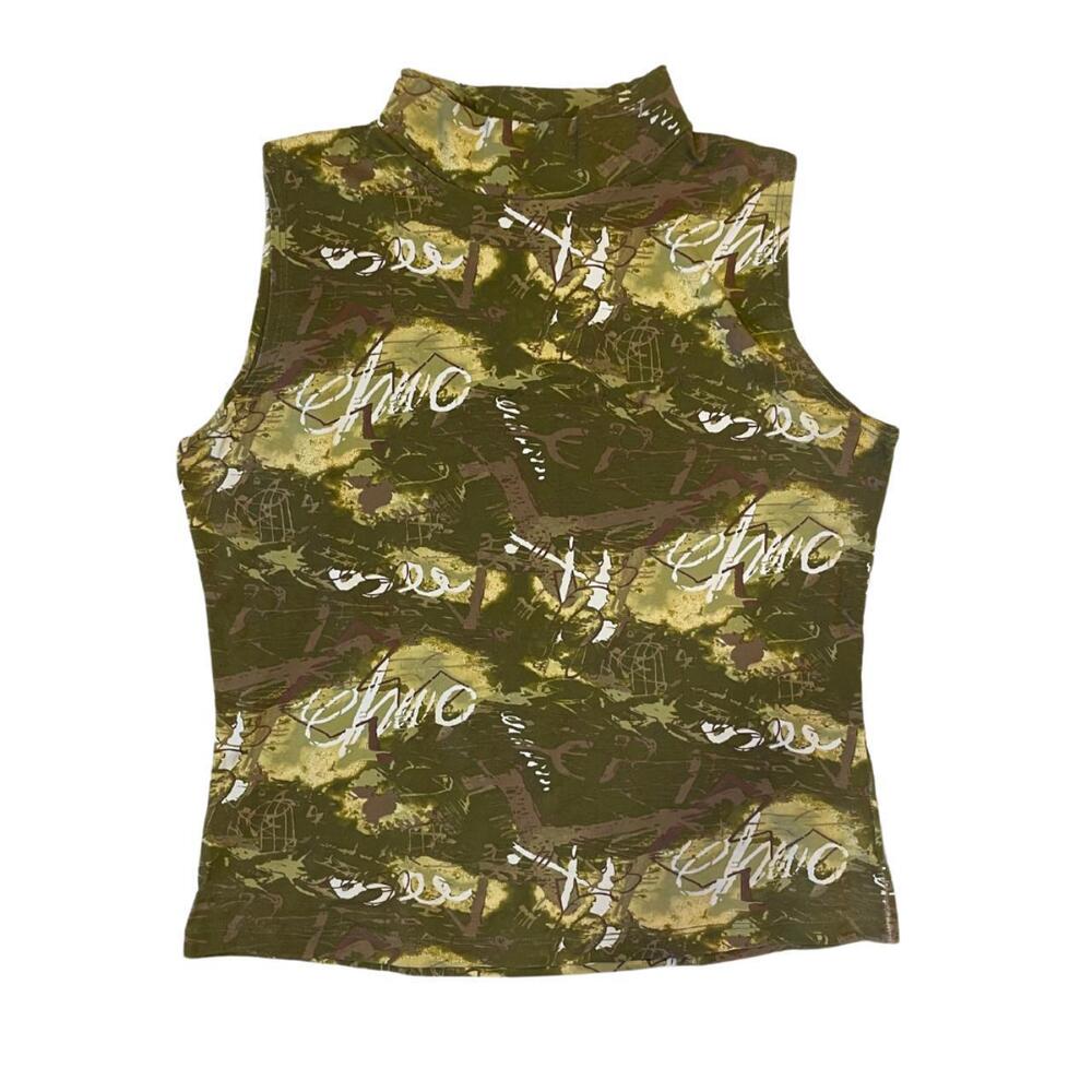 Vintage French Real Tree 90's Mock Neck